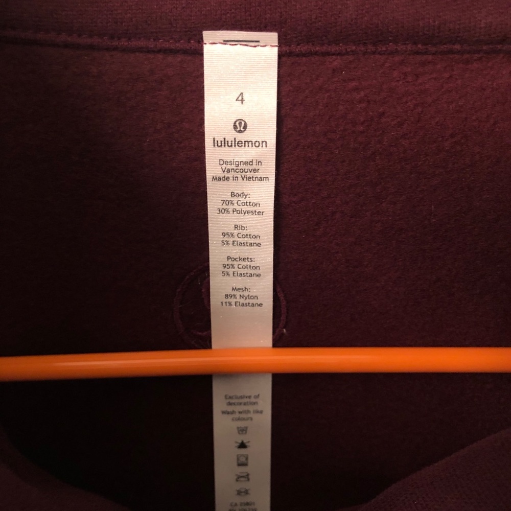Lululemon Radiant II Jacket size 4 Cassis - Picture 8 of 9